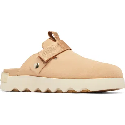 Sorel Vibe Platform Clog In Honest Beige/ Gum
