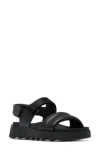 Sorel Viibe Slingback Sandal In Black/black