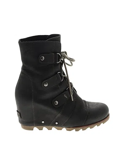 Pre-owned Sorel Wedges In Black