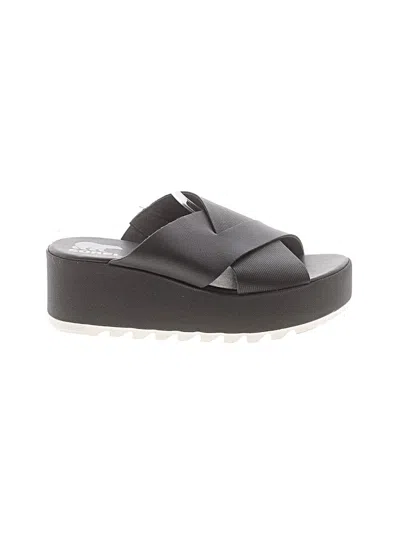 Pre-owned Sorel Wedges In Black