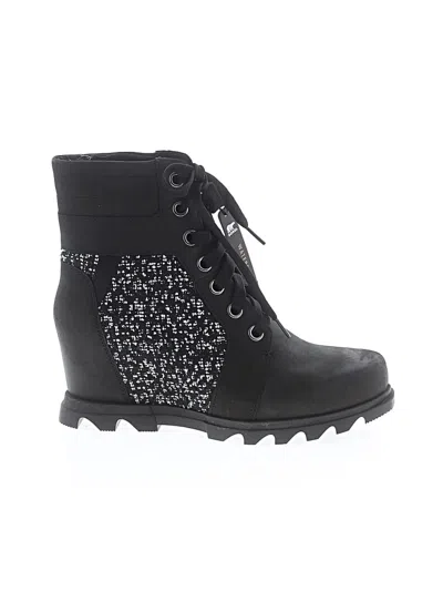 Pre-owned Sorel Wedges In Black