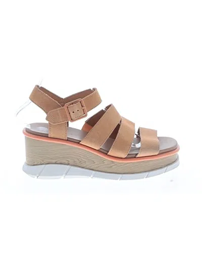 Pre-owned Sorel Wedges In Brown