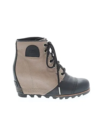Pre-owned Sorel Wedges In Brown