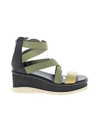 Pre-owned Sorel Wedges In Green