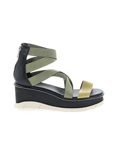 Pre-owned Sorel Wedges In Green
