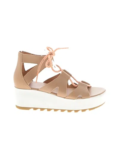 Pre-owned Sorel Wedges In Tan
