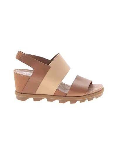 Pre-owned Sorel Wedges In Tan
