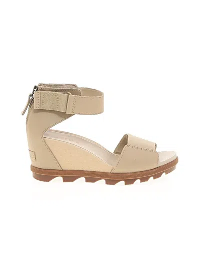 Pre-owned Sorel Wedges In Tan