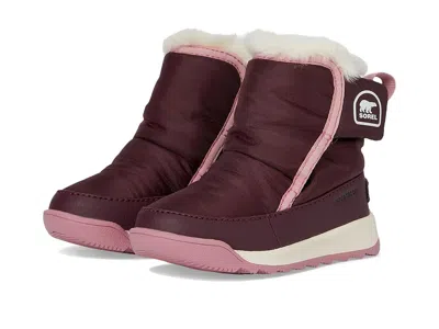 Sorel Whitney Ii Plus Bootie Wp (big Kid) Kids Shoes Epic Plum/dazed Mauve : 6 Toddler M, Rubber
