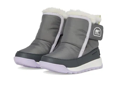 Sorel Whitney Ii Plus Bootie Wp (big Kid) Kids Shoes Quarry/lavender Cloud : 6 Toddler M, Rubber