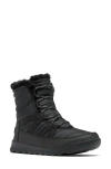 Sorel Whitney Ii Waterproof Snow Boot In Black,quarry