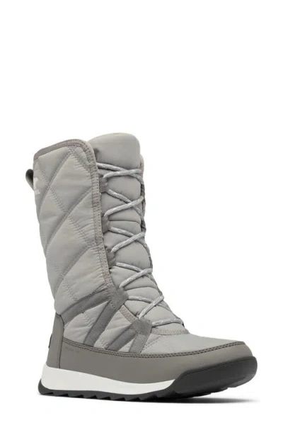 Sorel Whitney Ii Waterproof Snow Boot In Chrome Grey/quarry