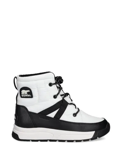Sorel Whitney Iii Quilted Lace-up Boots In White