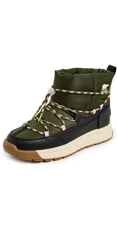 Sorel Whitney Iii Slip-on Boots Utility Green/black