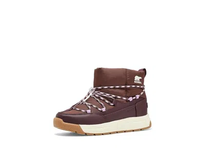 Sorel Whitney Iii Slip-on Waterproof Women's Cold Weather Boots Dark Auburn/red Lodge: 6 B - Medium, Synth