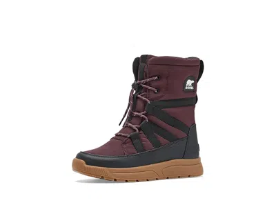 Sorel Whitney Iii Tall Waterproof Women's Cold Weather Boots Red Lodge/black: 10.5 B - Medium, Synthetic
