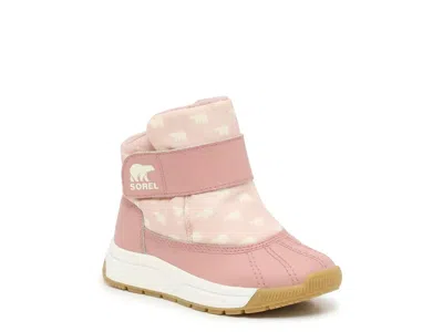 Sorel Whitney Iii Waterproof Snow Boot Kids' In Pink