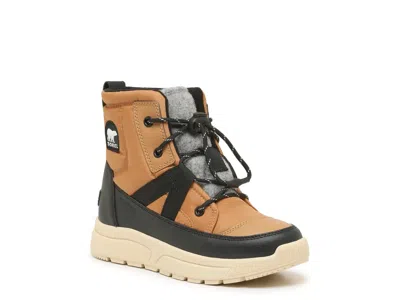 Sorel Whitney Iii Waterproof Snow Boot Kids' In Brown