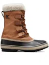 Sorel Winter Carnival Lace-up Shearling-cuff Boots In Brown