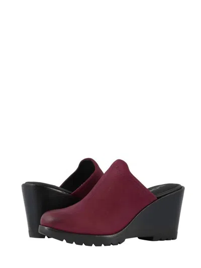 Sorel Women After Hours Heeled Mule In Rich Wine In Multi