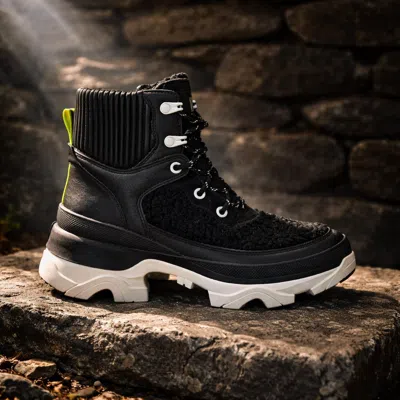 Sorel Women's Brex Cozy Lace Waterproof Boot In Black