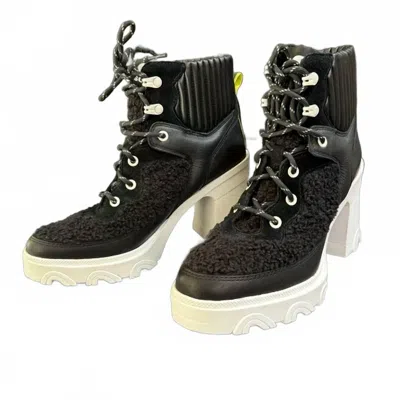 Sorel Women's Brex Lace Up Leather Boots In Black