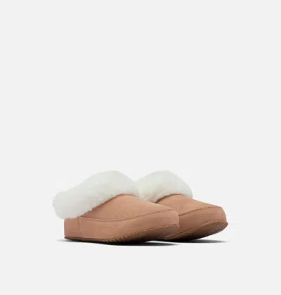 SOREL WOMEN'S COFFEE RUN SLIPPER IN TAWNY BUFF NATURAL