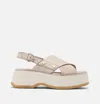 Sorel Women's Dayspring Crisscross Sandal In Crushed Clay/chalk In Multi