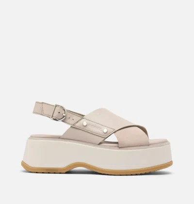 Sorel Women's Dayspring Crisscross Sandal In Crushed Clay/chalk In Multi