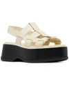 Sorel Women's Dayspring Slingback Platform Sandals In Honey White,black