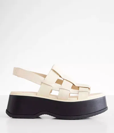 Sorel Women's Dayspring Slingback Sandals In Honey White / Black