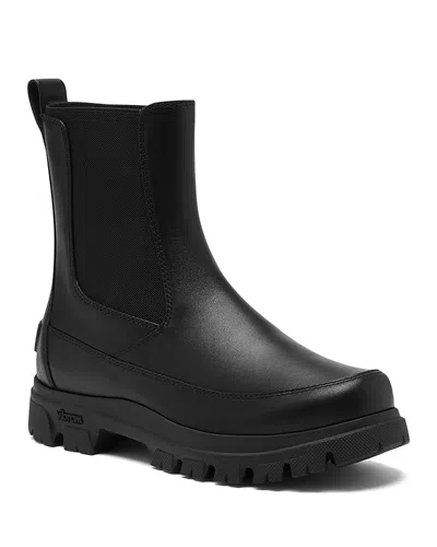 Sorel Daystorm Waterproof Leather Chelsea Boot In Black