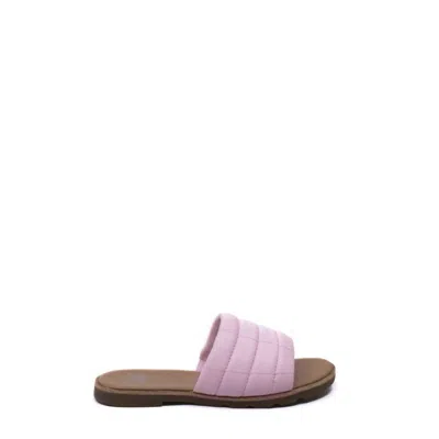 Sorel Women's Ella Iii Slide Sandals In Whitened Pink/gum In Purple