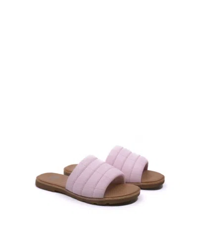 Sorel Women's Ella Iii Slide Sandals In Whitened Pink/gum In Purple