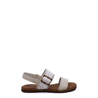 Sorel Women's Ella Iii Slingback Sandals In Chalk/gum In White