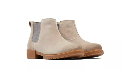 Sorel Women's Emelie Ii Chelsea Fashion Boots In Omega Taupe, Gum 10 In Multi