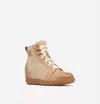 SOREL WOMEN'S EVIE II NW LACE PLUS BOOTS IN DUSTY TAN/GUM