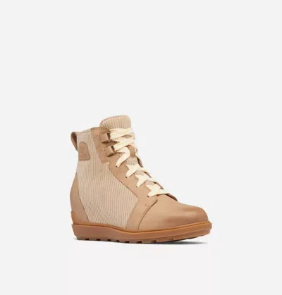 Sorel Evie Ii Wedge Bootie In Dusty Tan/gum 2
