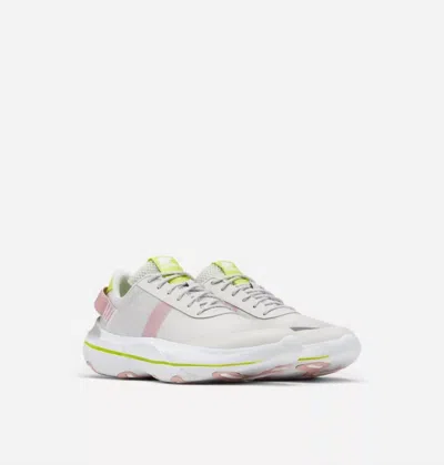 Sorel Women's Explorer Blitz Leisure Lace Sneaker In Moonstone White