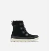 Sorel Women's Explorer Ii Joan Cozy Boots In Black Fawn