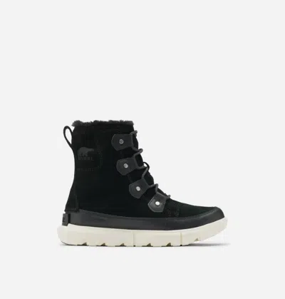 Sorel Women's Explorer Ii Joan Cozy Boots In Black Fawn