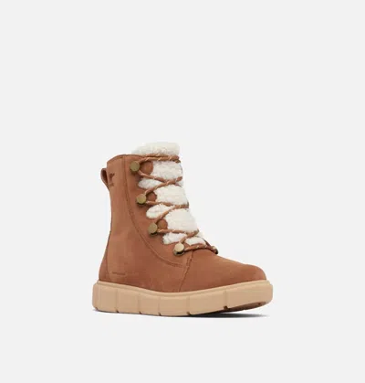 Sorel Women's Explorer Iii Joan Cozy Waterproof Boots In Velvet Tan