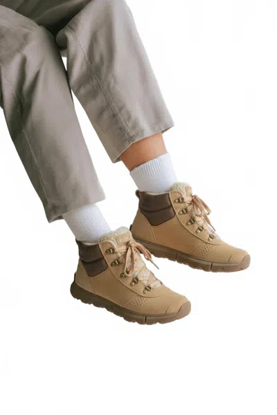Sorel Women's Explorer Next Hiker Wp Boots In Canoe, Wet Sand In Brown
