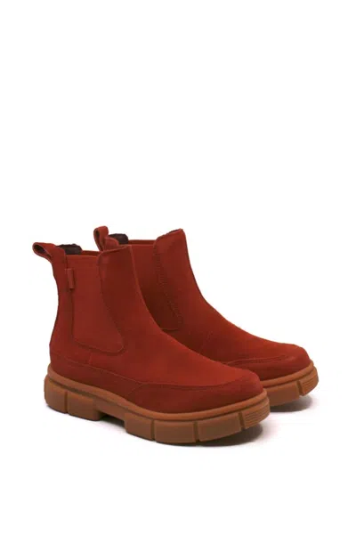 Sorel Women's Explorer Strt Chelsea Boots In Sanguine/gum In Multi