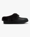 Sorel Go Coffee Run Faux Fur Slipper In Black