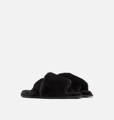 Sorel Women's Go Mail Run Slippers In Black