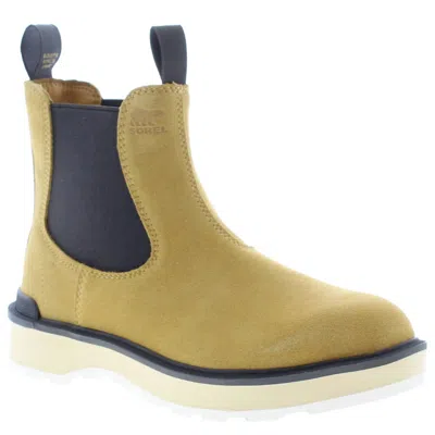 Sorel Women's Hi-line Chelsea Boot In Geo Yellow/jet In Multi