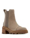 Sorel Joan Now Waterproof Chelsea Boot In Omega Taupe