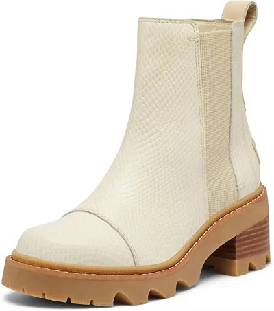 Sorel Women's Joan Now Chelsea Bootie In Bleached Ceramic