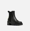 Sorel Women's Joan Now Chelsea Boots In Black/tawny Buff